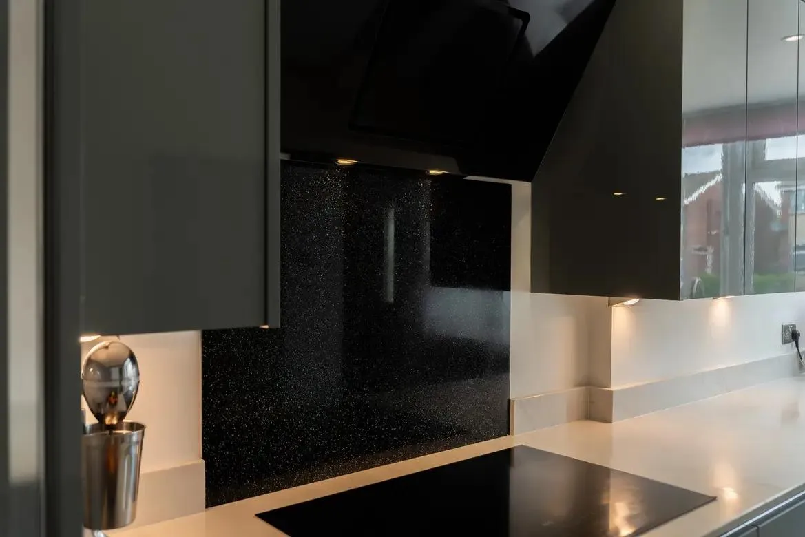 black kitchen